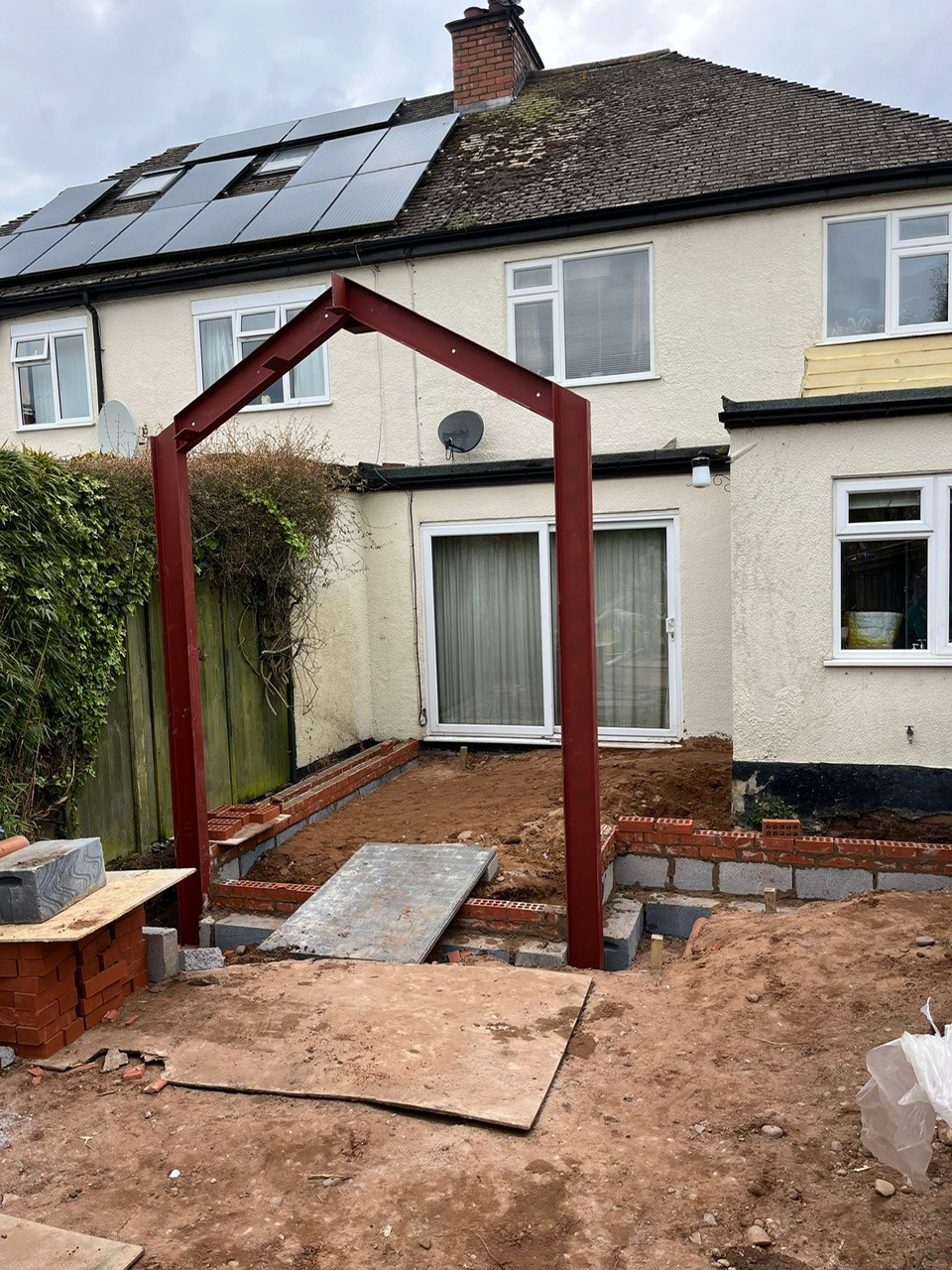 Steel Gable End - Fitted